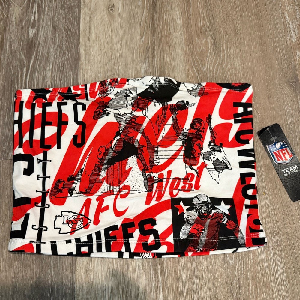 NFL Kansas City Chiefs Graphic Tube Top